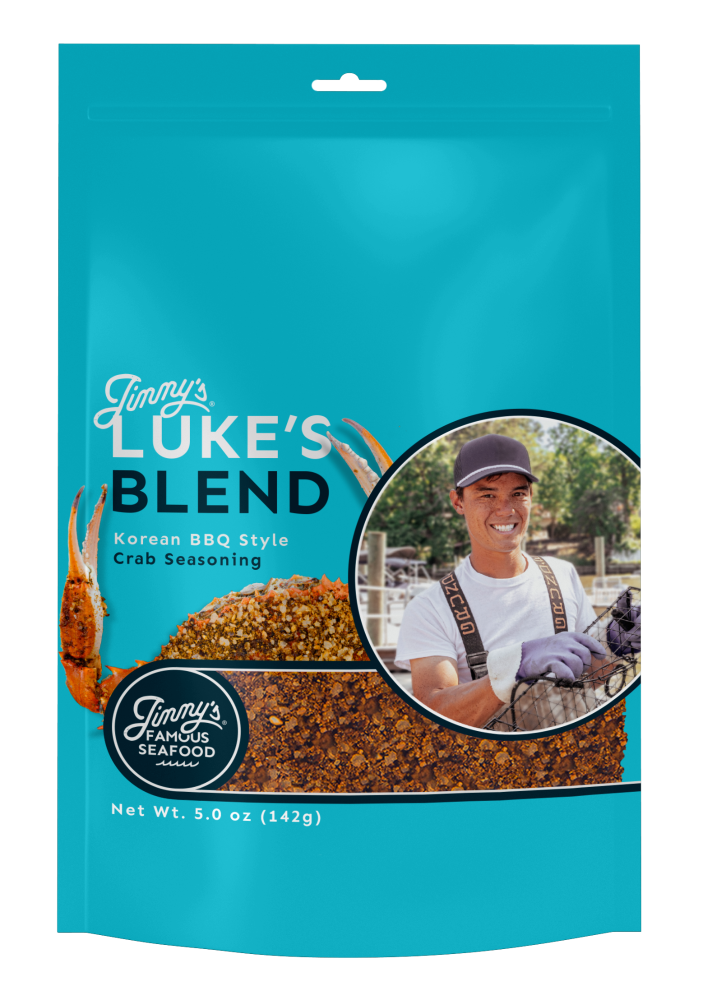 slide 1 of 1, Jimmy's Luke's Korean BBQ Crab Seasoning, 5 oz
