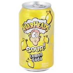 Warheads Sour Lemon Soda- 12 oz