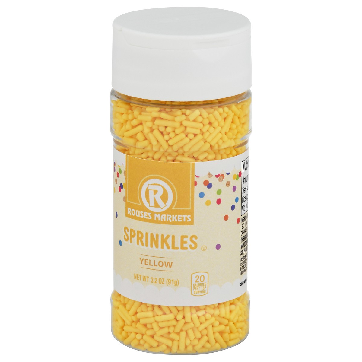 slide 7 of 14, Rouses Markets Yellow Sprinkles 3.2 oz, 3.2 oz