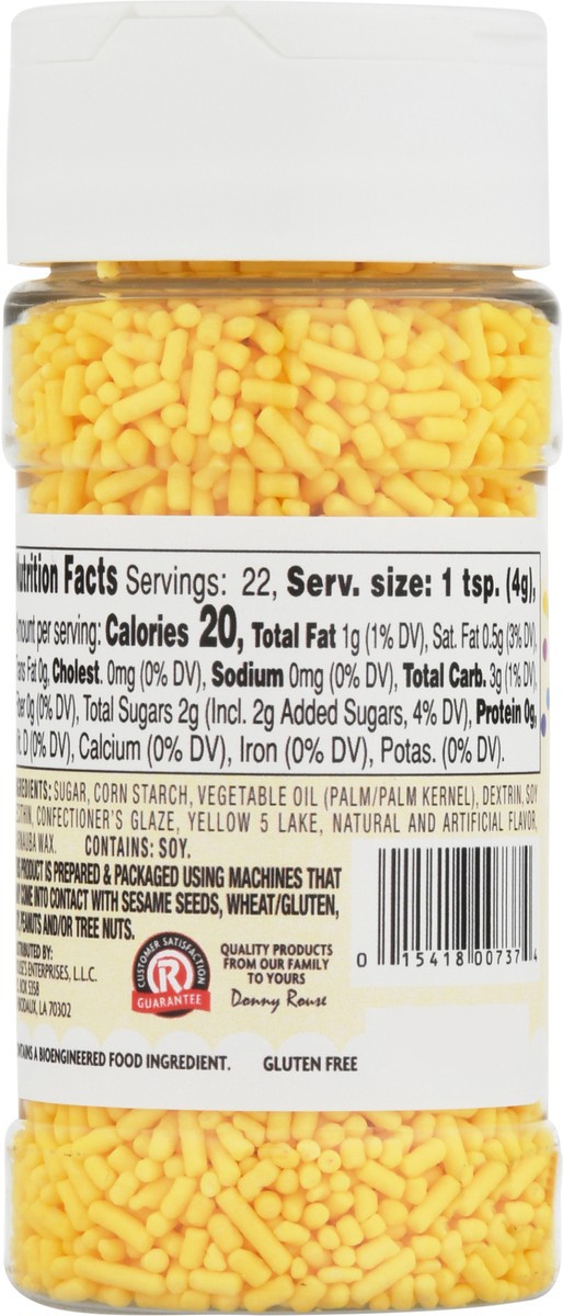 slide 8 of 14, Rouses Markets Yellow Sprinkles 3.2 oz, 3.2 oz