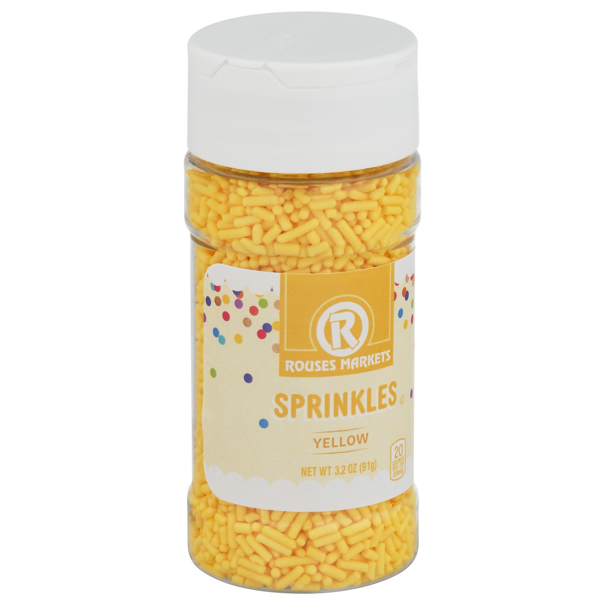 slide 9 of 14, Rouses Markets Yellow Sprinkles 3.2 oz, 3.2 oz