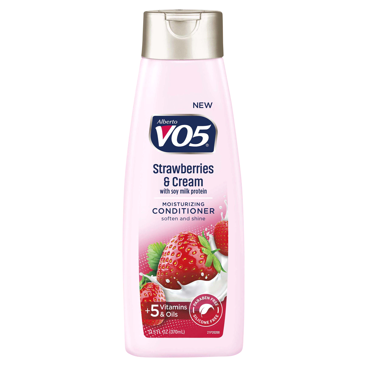 slide 1 of 3, Alberto VO5 Moisture Milks Strawberries & Cream Conditioner, 12.5 fl oz