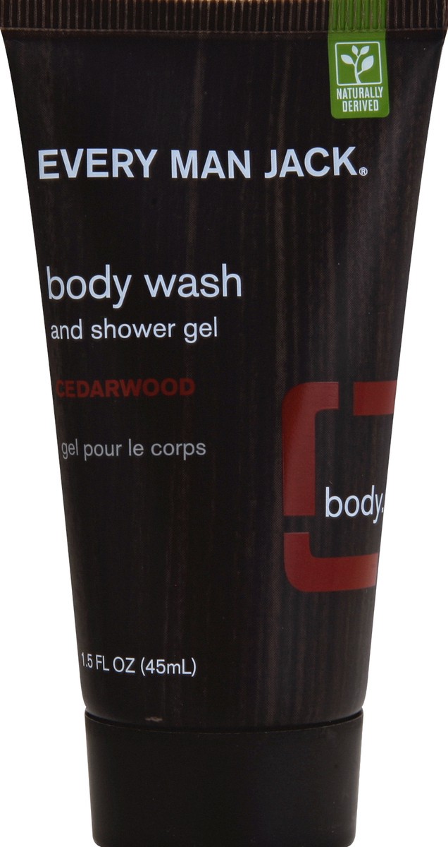 slide 2 of 2, Every Man Jack Body Wash And Shower Gel, Cedarwood, 1.5 oz