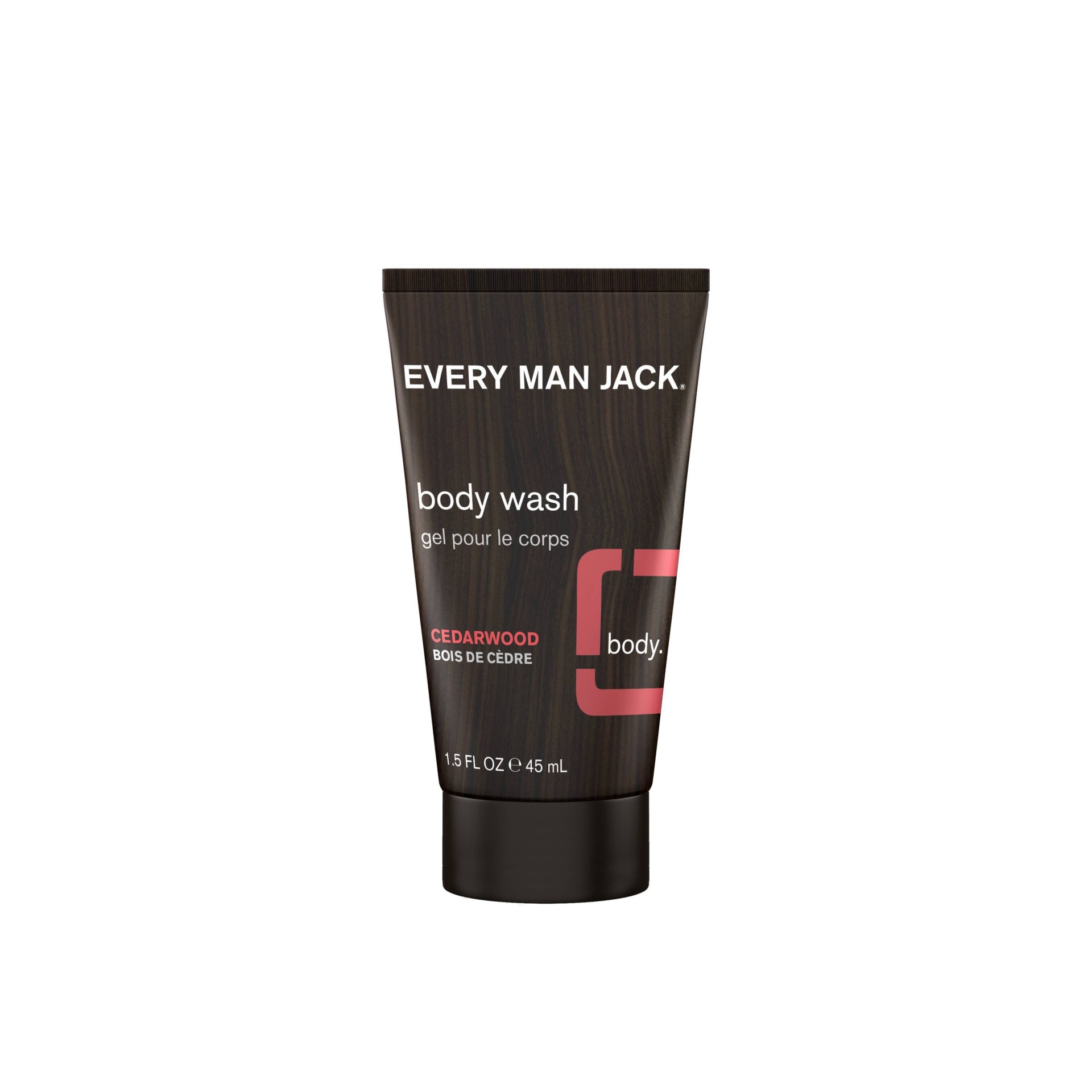 slide 1 of 2, Every Man Jack Body Wash And Shower Gel, Cedarwood, 1.5 oz