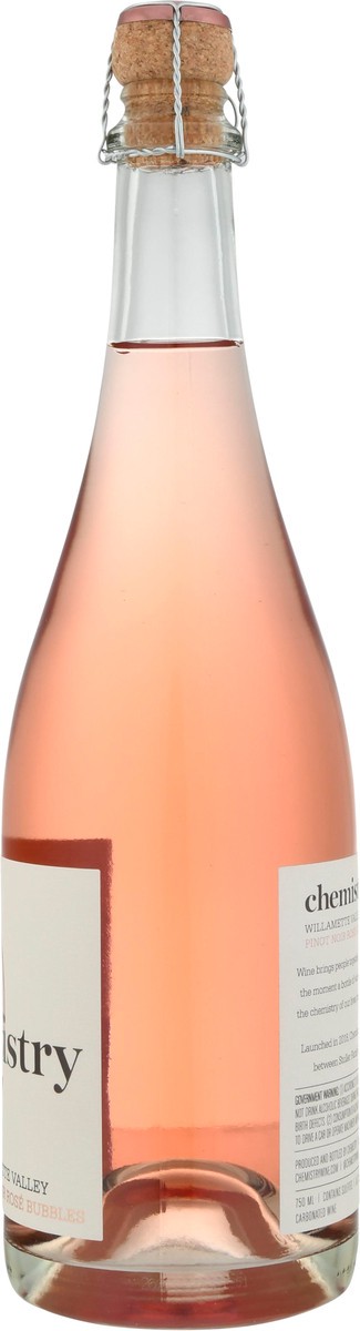 slide 8 of 12, Chemistry Willamette Valley Pinot Noir Rose Bubbles 750 ml Bottle, 750 ml
