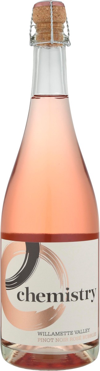 slide 9 of 12, Chemistry Willamette Valley Pinot Noir Rose Bubbles 750 ml Bottle, 750 ml
