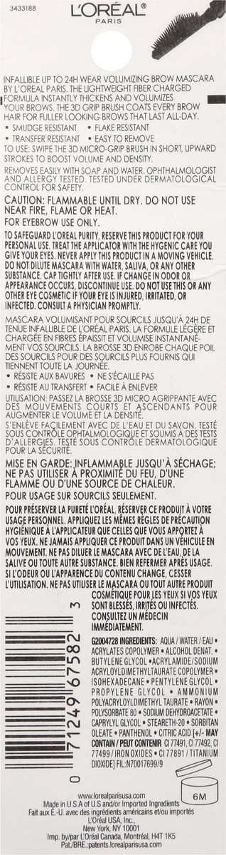 slide 11 of 11, L'Oréal 8.0 Light Blonde Infallible 24H Volumizing Mascara 0.13 fl oz, 0.13 oz