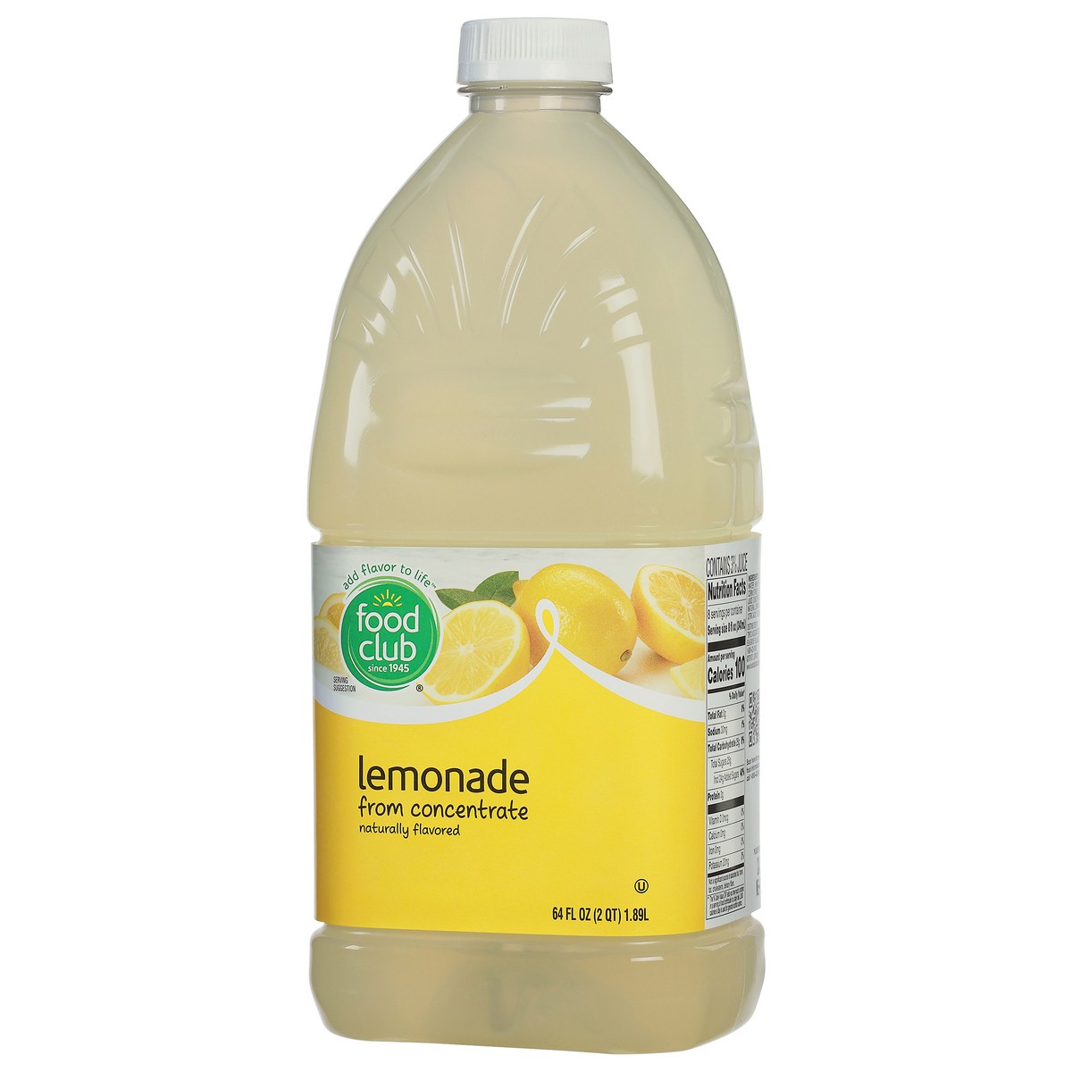 slide 3 of 15, Food Club Lemonade - 64 fl oz, 