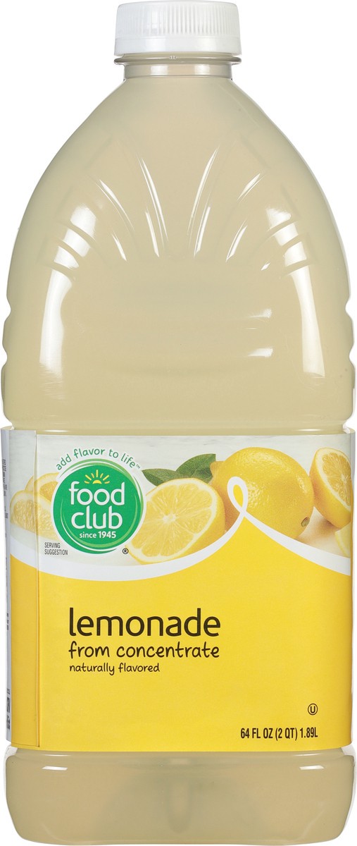 slide 7 of 15, Food Club Lemonade - 64 fl oz, 