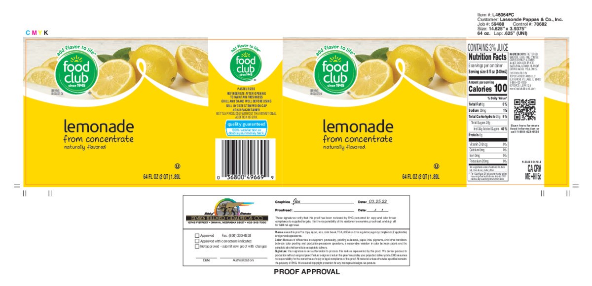 slide 5 of 15, Food Club Lemonade - 64 fl oz, 