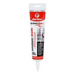 Red Devil Kitchen & Bath Stain Block White Caulk