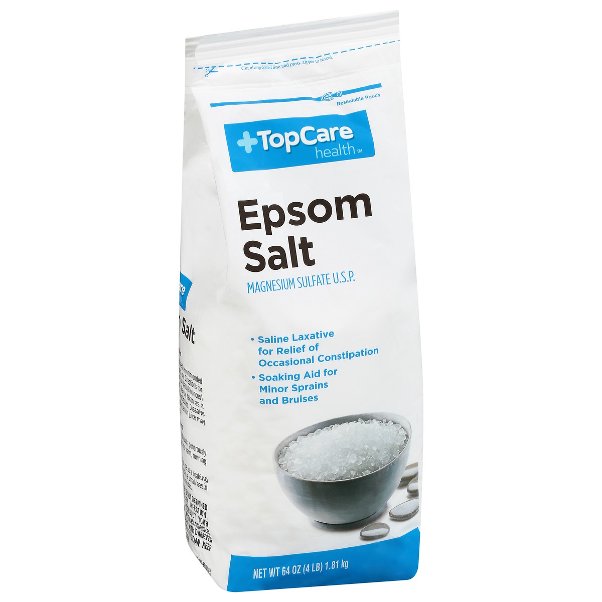 slide 2 of 9, Topcare First Aid Epsom Salts, 4 lb