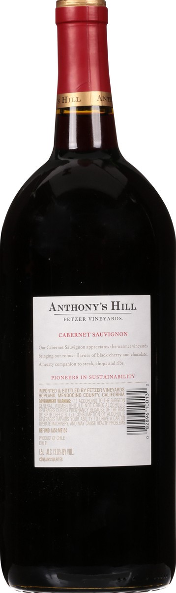 slide 8 of 9, Anthonys Hill Anthony's Hill Cabernet Sauvignon, 1.50 liter