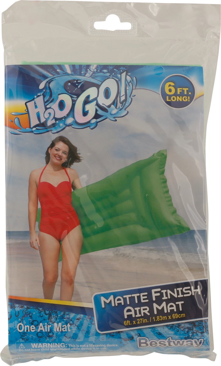 slide 4 of 9, H2O Go! 6 Feet Matte Finish Air Mat 1 ea, 1 ct