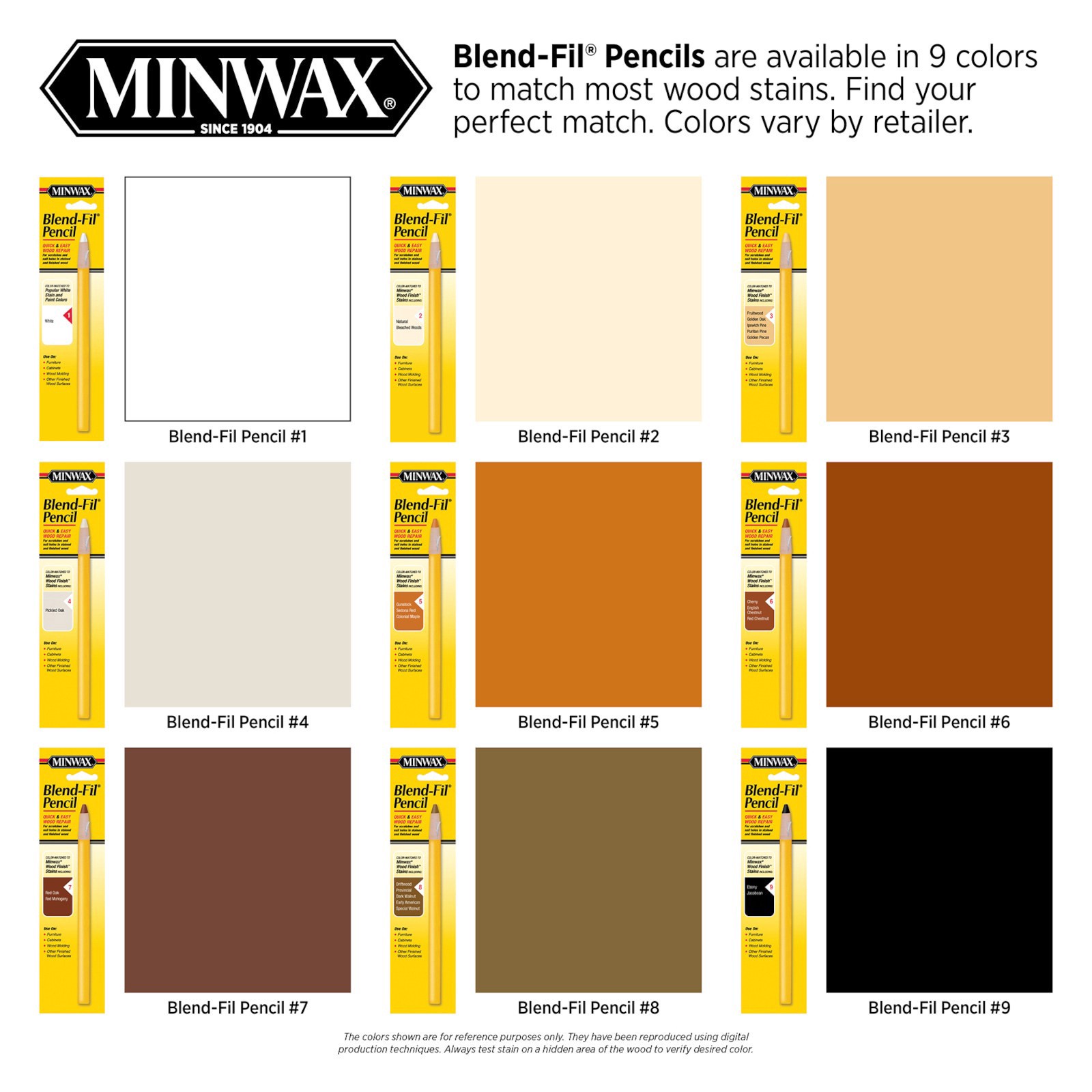slide 2 of 5, Minwax Blend Fil Dark Walnut Blend Pencil, 1 ct