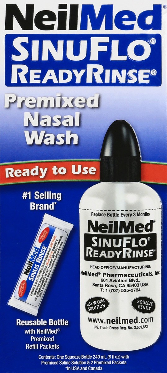 slide 6 of 12, NeilMed SinuFlo Ready Rinse Premixed Nasal Wash 1 ea, 1 ct