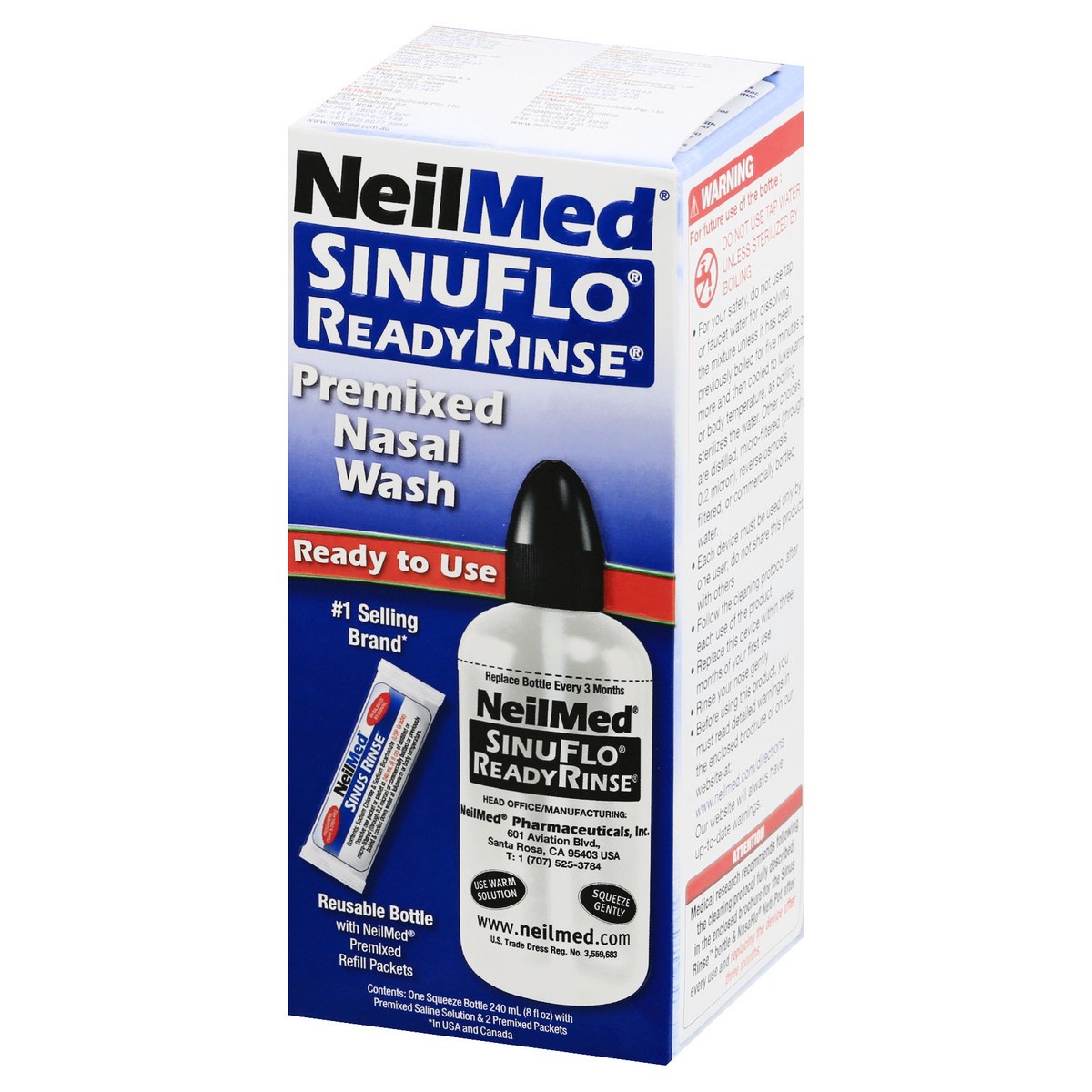 slide 11 of 12, NeilMed SinuFlo Ready Rinse Premixed Nasal Wash 1 ea, 1 ct