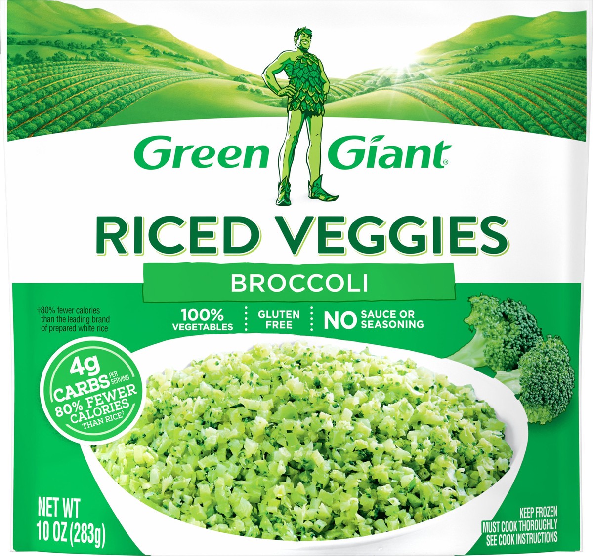 slide 2 of 11, Green Giant Riced Veggies Broccoli, 10 oz (Frozen), 10 oz