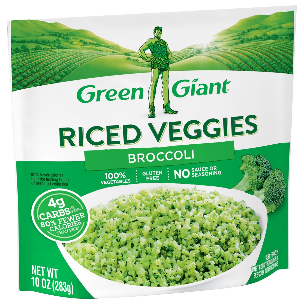 slide 9 of 11, Green Giant Riced Veggies Broccoli, 10 oz (Frozen), 10 oz