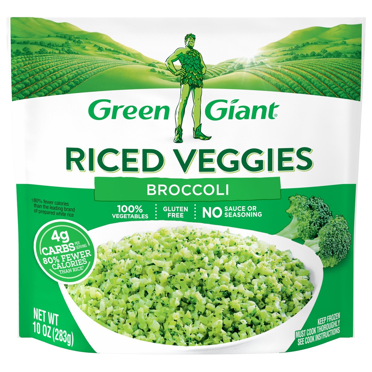 slide 1 of 11, Green Giant Riced Veggies Broccoli, 10 oz (Frozen), 10 oz