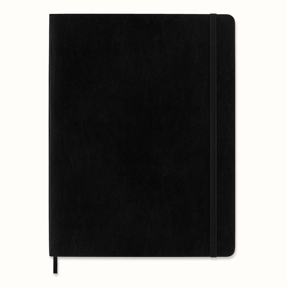 slide 6 of 6, Moleskine Classic Soft Cover Notebook, Ruled, Black, 96 ct; 7 1/2 in x 10 in