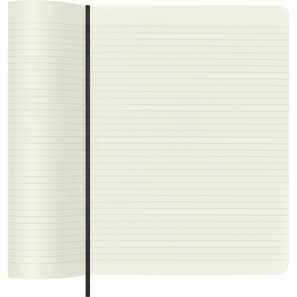 slide 5 of 6, Moleskine Classic Soft Cover Notebook, Ruled, Black, 96 ct; 7 1/2 in x 10 in