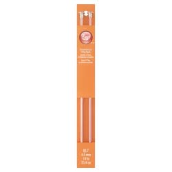 Boye Straight Aluminum Knitting Needles Size 7 - 10 in