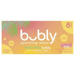 bubly Sparkling Water, Bellini Bliss Bubly