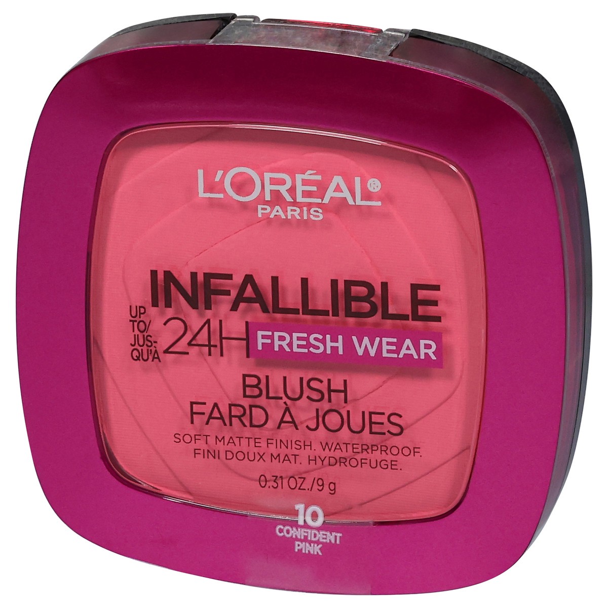 slide 2 of 11, L'Oréal 10 Confident Pink Infallible 24H Fresh Wear Blush 0.31 oz, 0.31 oz