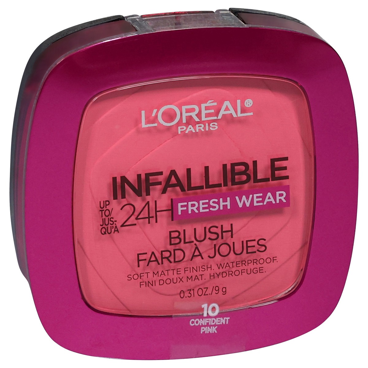 slide 6 of 11, L'Oréal 10 Confident Pink Infallible 24H Fresh Wear Blush 0.31 oz, 0.31 oz