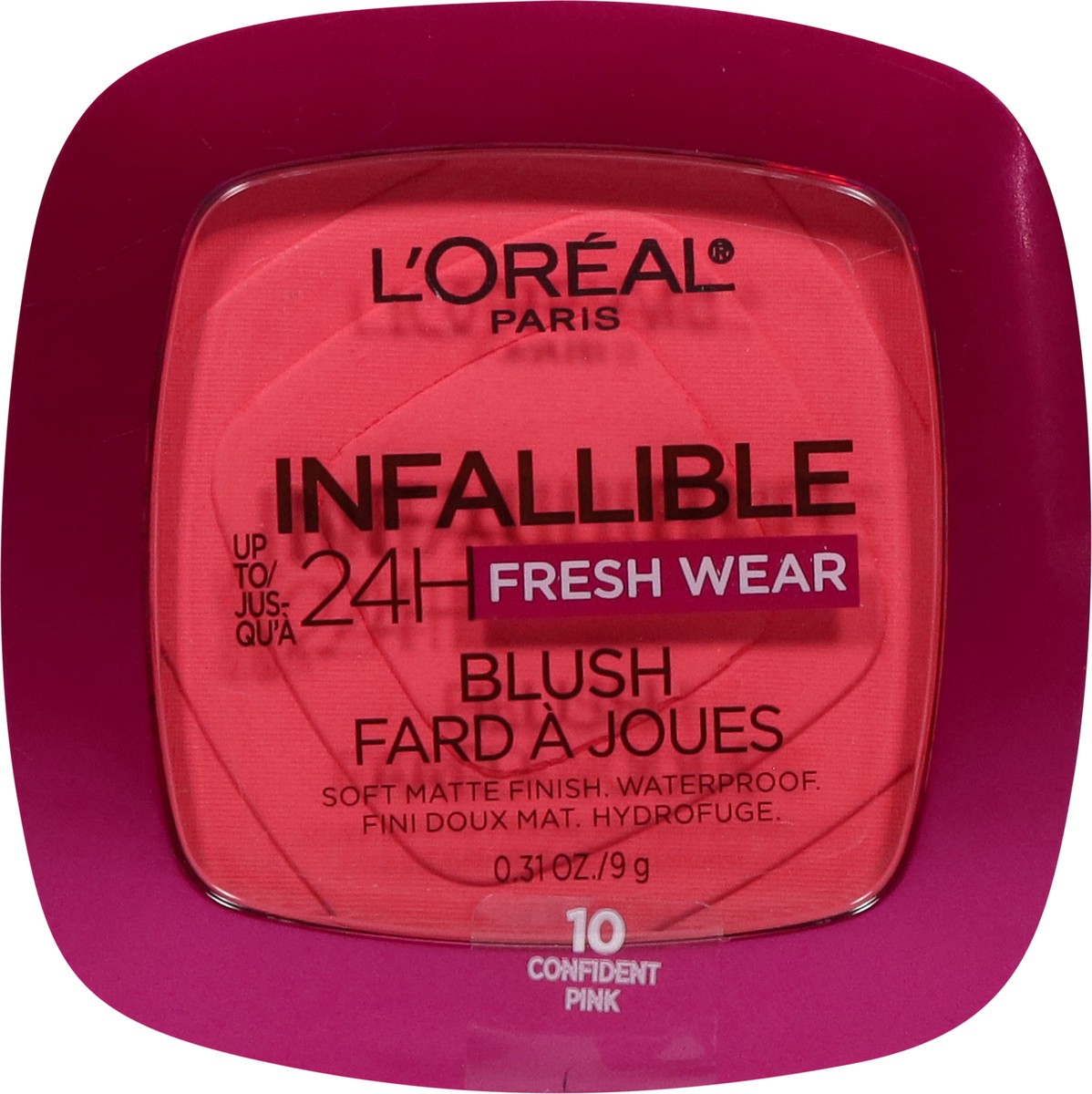 slide 8 of 11, L'Oréal 10 Confident Pink Infallible 24H Fresh Wear Blush 0.31 oz, 0.31 oz