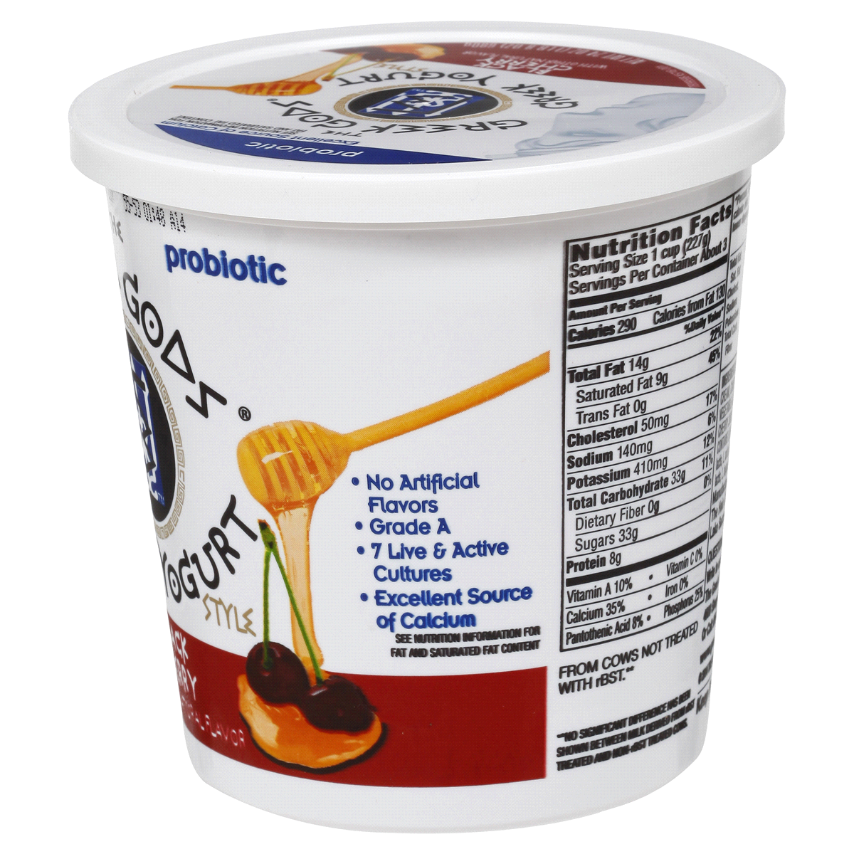 The Greek Gods Black Cherry Yogurt 24 oz Shipt