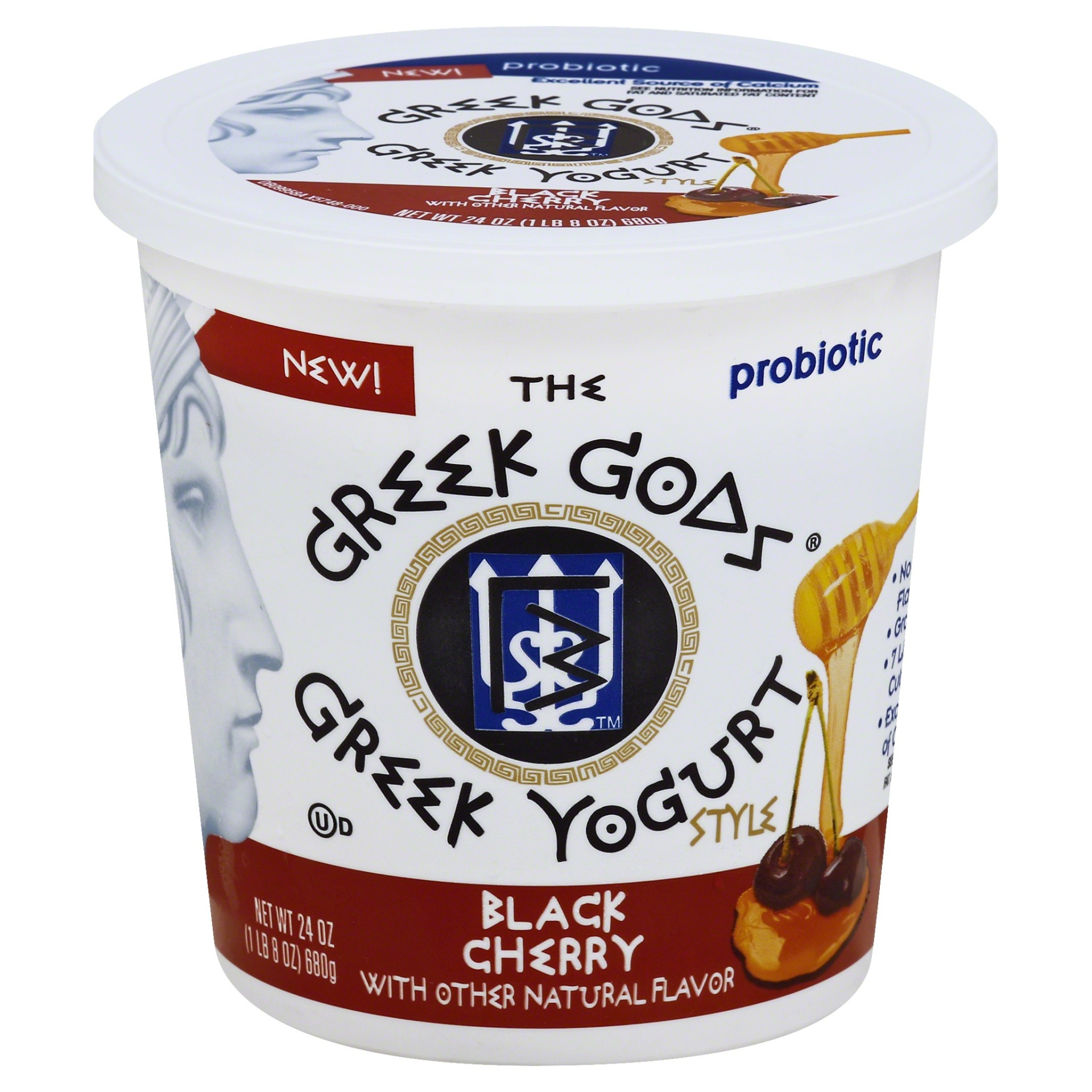 The Greek Gods Black Cherry Yogurt 24 oz Shipt