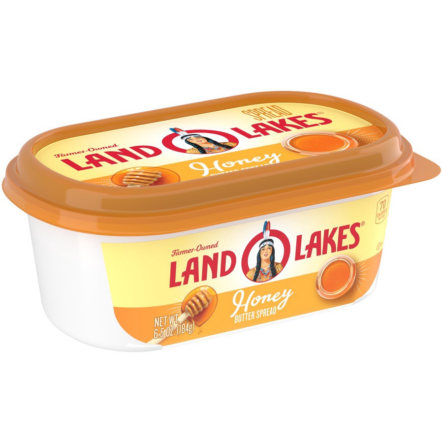 slide 3 of 6, Land O'Lakes Honey Butter Spread, 6.5 oz