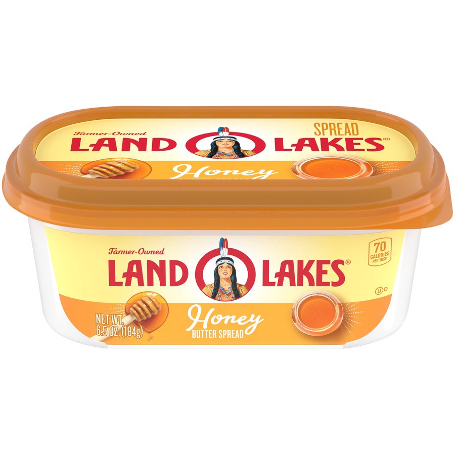 slide 1 of 6, Land O'Lakes Honey Butter Spread, 6.5 oz