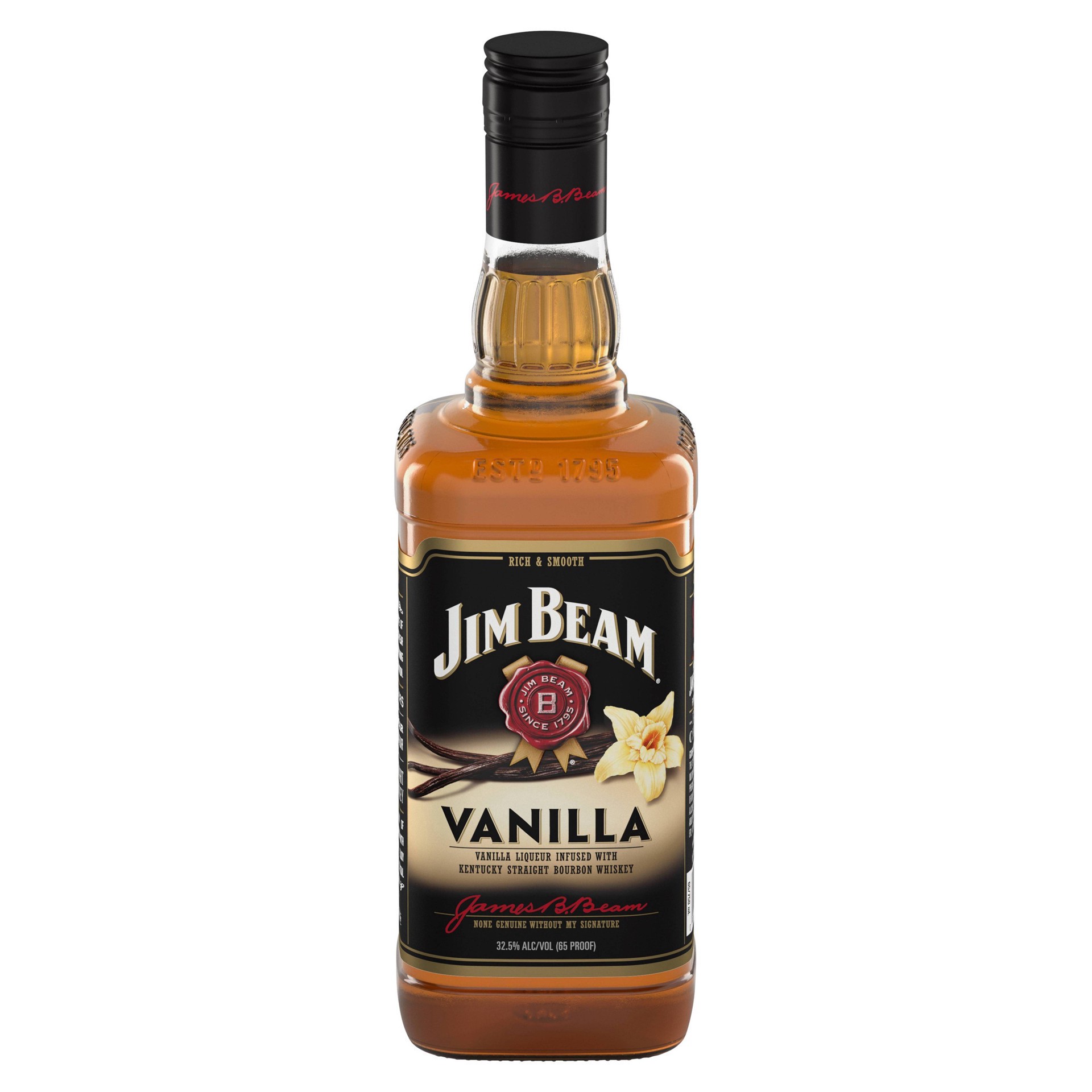 slide 21 of 32, Jim Beam Vanilla Liqueur with Kentucky Straight Bourbon Whiskey 750 ml, 750 ml