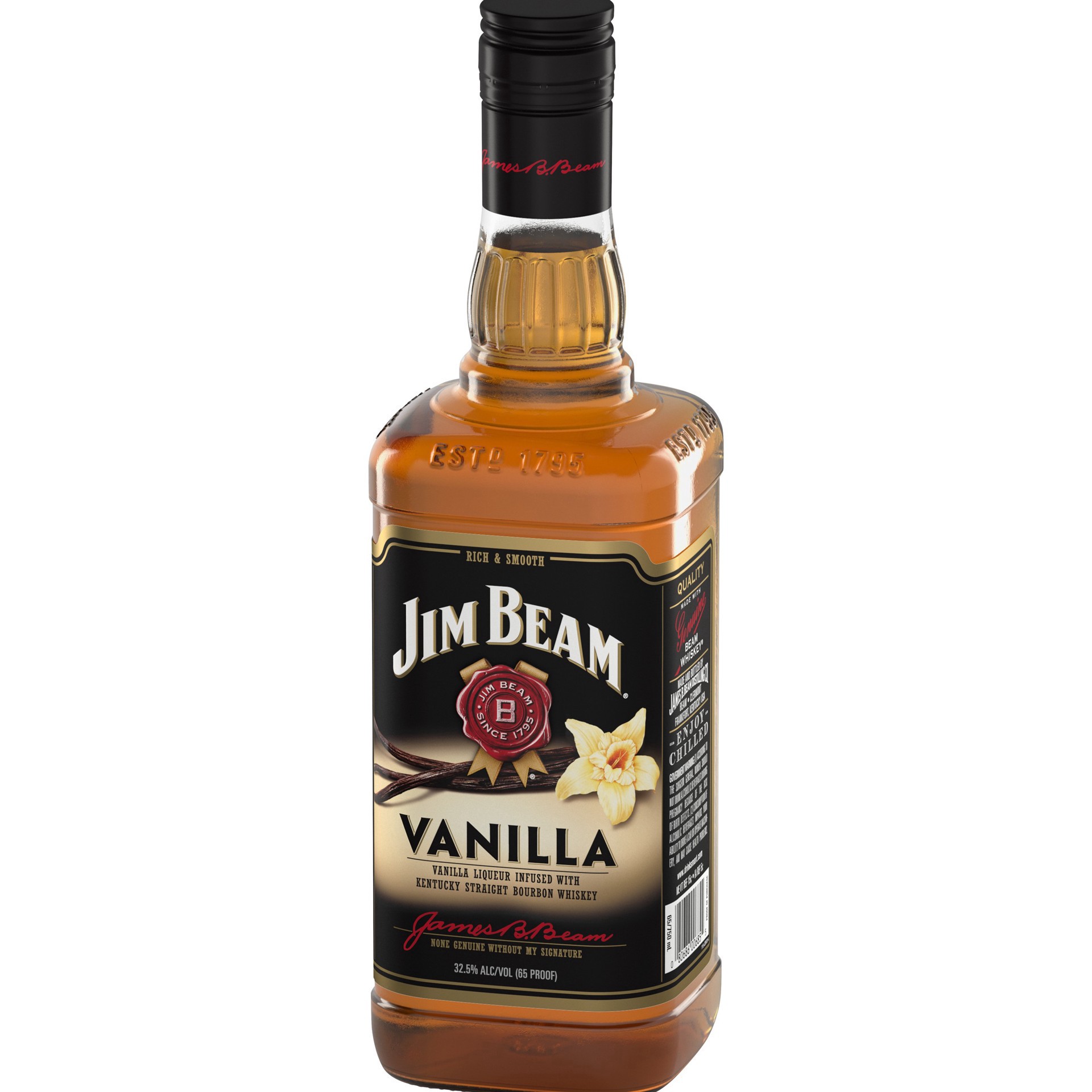 slide 26 of 32, Jim Beam Vanilla Liqueur with Kentucky Straight Bourbon Whiskey 750 ml, 750 ml