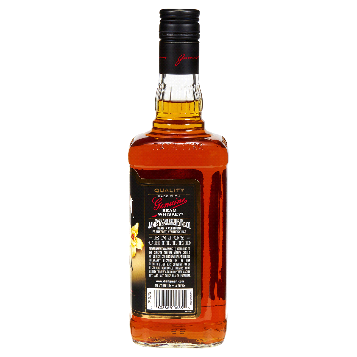 slide 23 of 32, Jim Beam Vanilla Liqueur with Kentucky Straight Bourbon Whiskey 750 ml, 750 ml