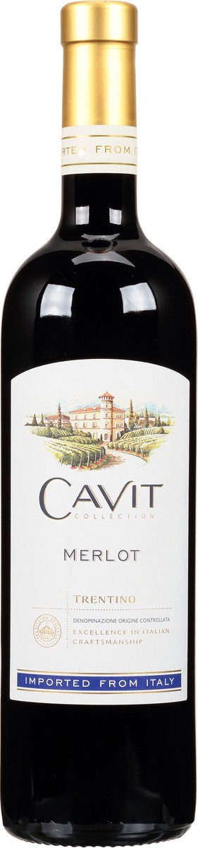 slide 2 of 7, Cavit Merlot, 750 ml