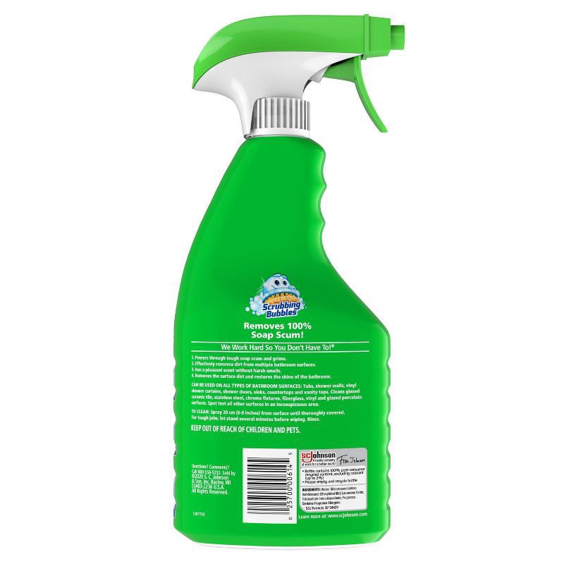 slide 9 of 10, Scrubbing Bubbles Berry Burst Bathroom Grime Fighter - 32 fl oz, 32 fl oz