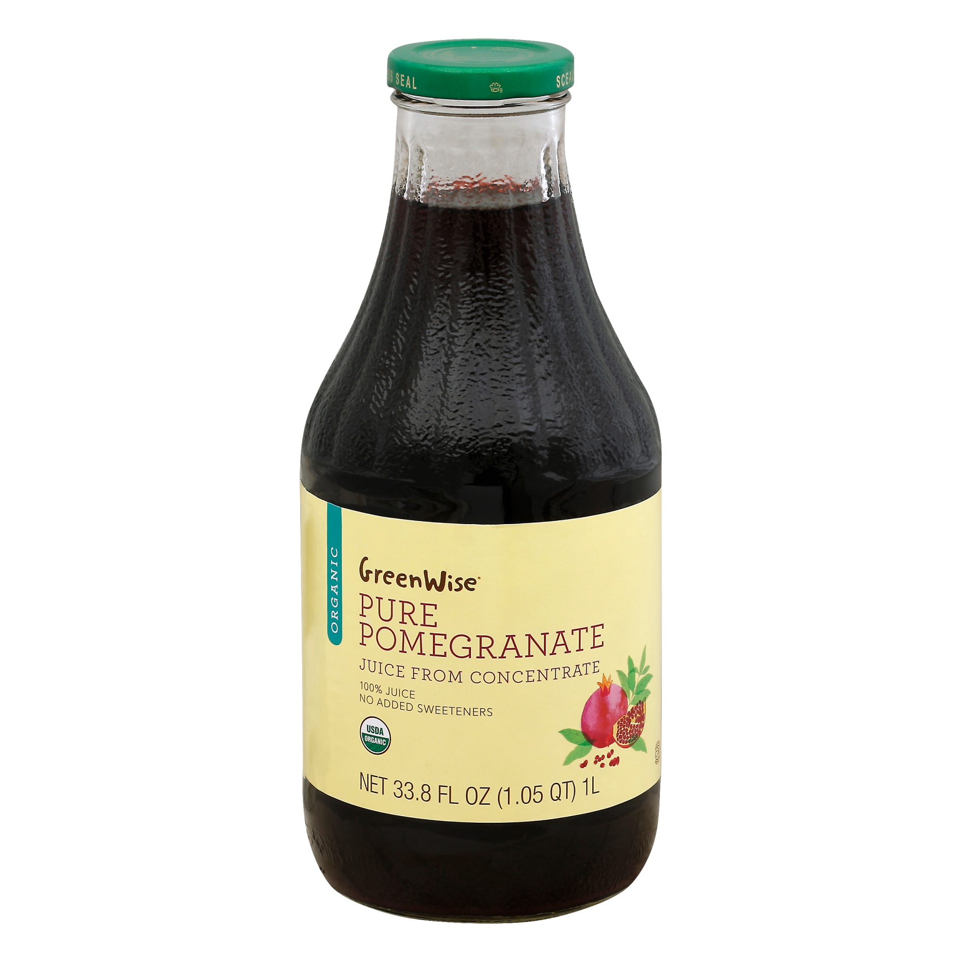 slide 1 of 1, GreenWise Organic Pure Pomegranate Juice - 1 liter, 1 liter