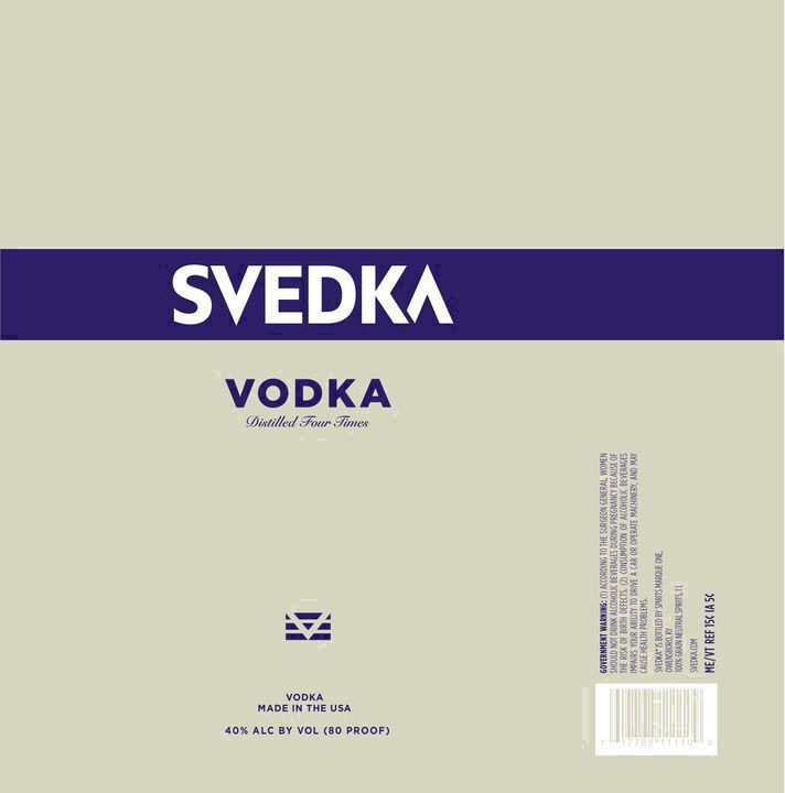 slide 4 of 27, SVEDKA Vodka, 59.17 fl oz