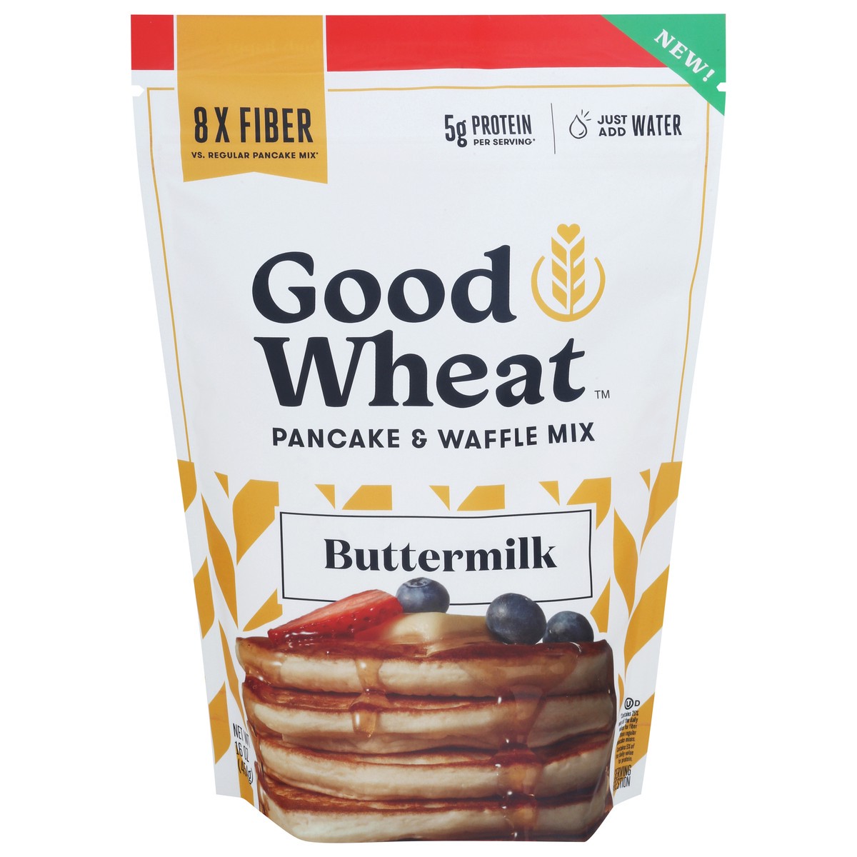 slide 1 of 13, GoodWheat Buttermilk Pancake & Waffle Mix 16 oz, 16 oz