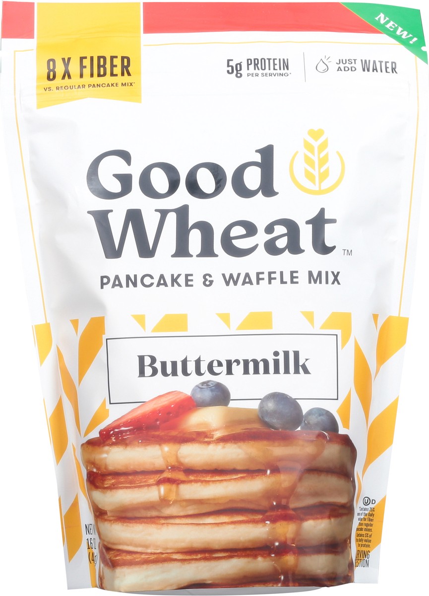 slide 5 of 13, GoodWheat Buttermilk Pancake & Waffle Mix 16 oz, 16 oz