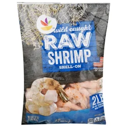 Giant Wild Caught Raw Shell-On Shrimp 36-45 ct per lb Frozen