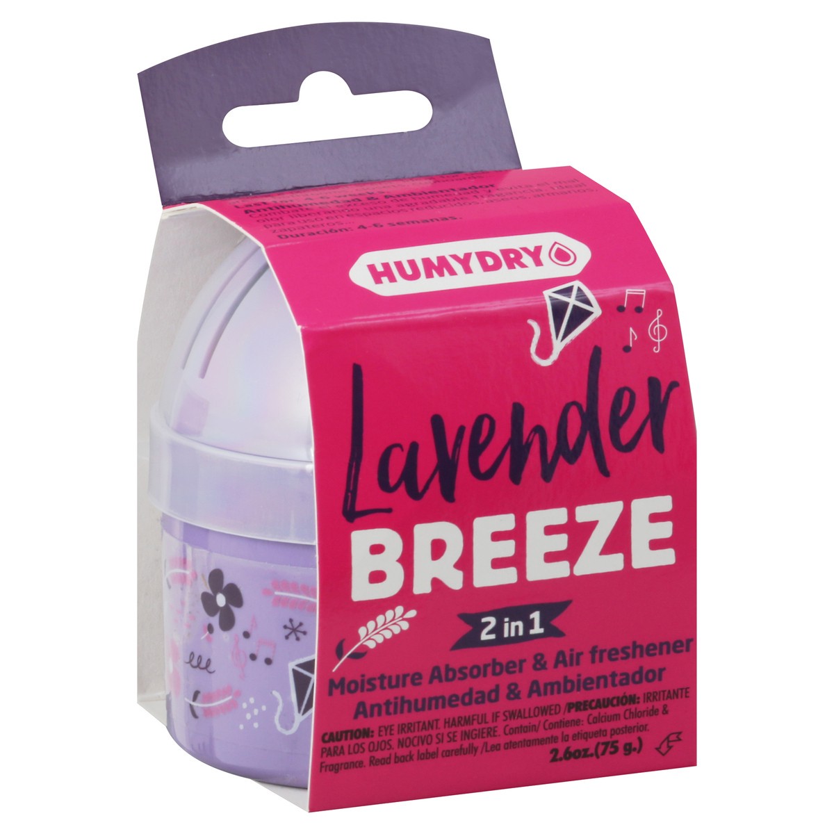 slide 3 of 9, Humydry 2 in 1 Lavender Breeze Moisture Absorber & Air Freshener 2.6 oz, 2.6 oz