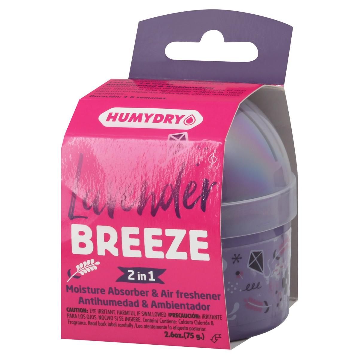 slide 5 of 9, Humydry 2 in 1 Lavender Breeze Moisture Absorber & Air Freshener 2.6 oz, 2.6 oz