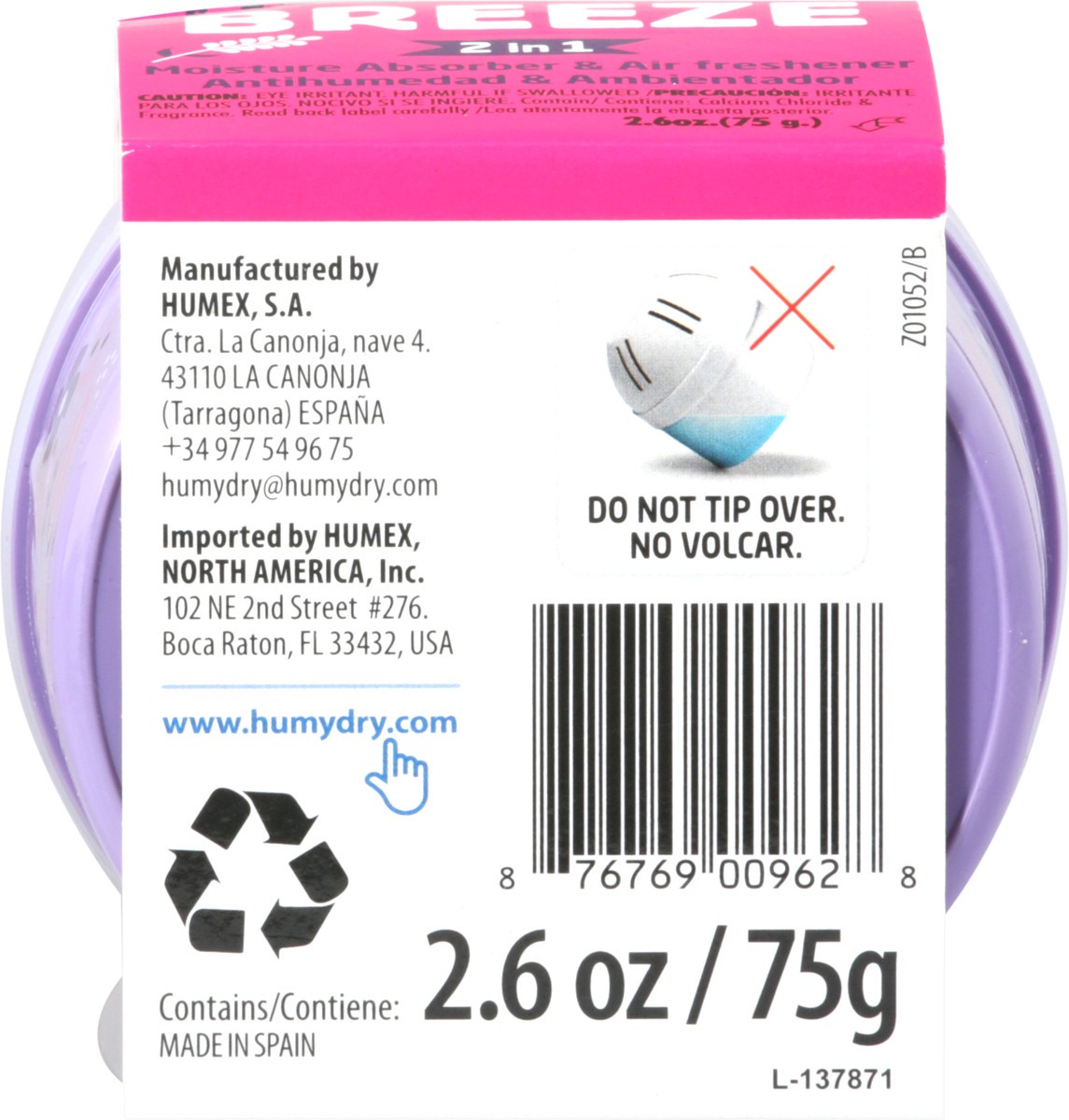 slide 4 of 9, Humydry 2 in 1 Lavender Breeze Moisture Absorber & Air Freshener 2.6 oz, 2.6 oz