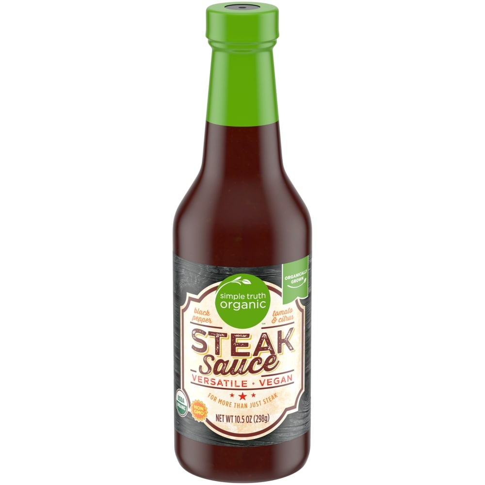 slide 1 of 1, Simple Truth Organic Vegan Steak Sauce, 10.5 oz