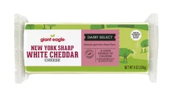 Giant Eagle New York Sharp White Cheddar Cheese